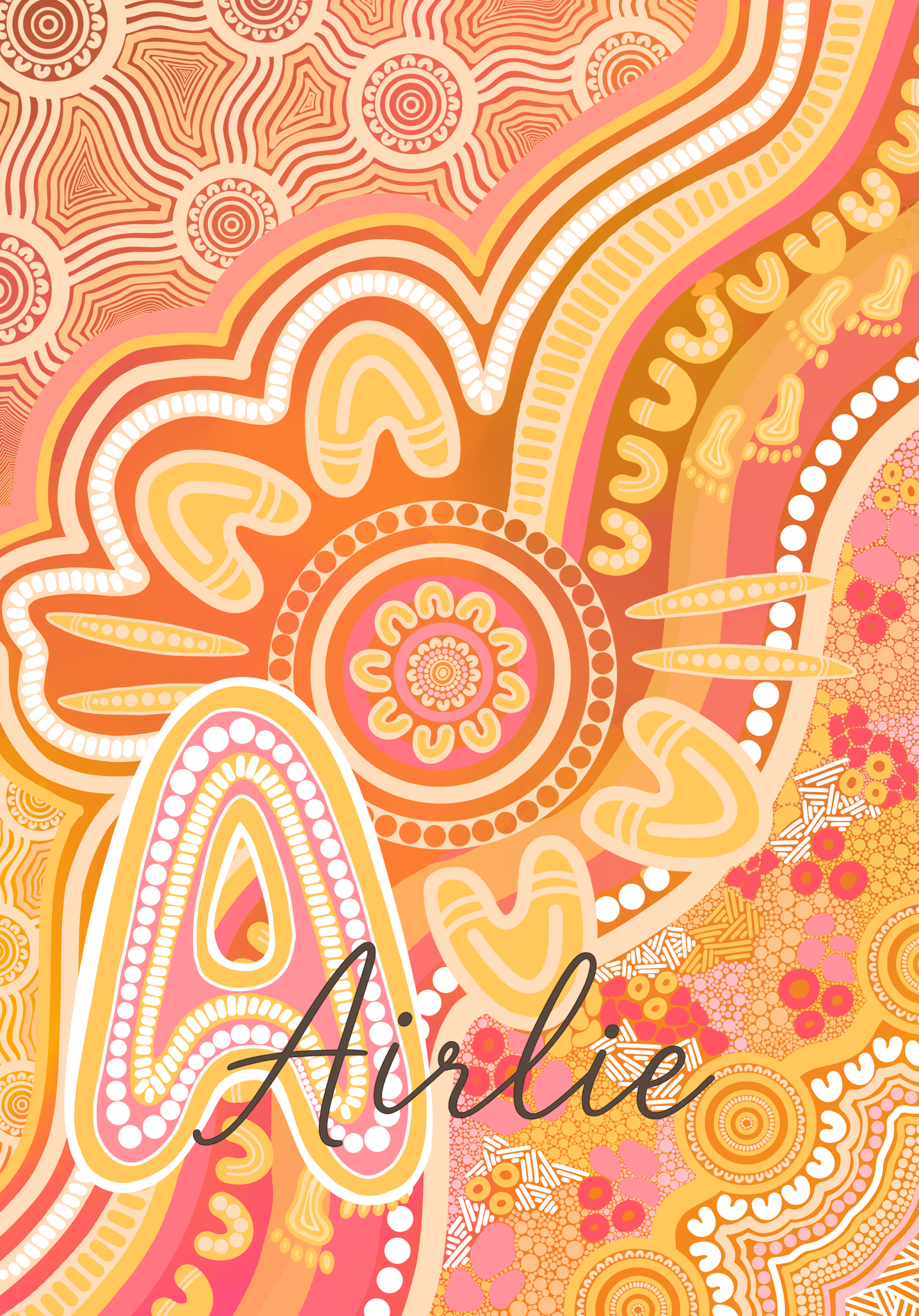 Airlie Name Artwork