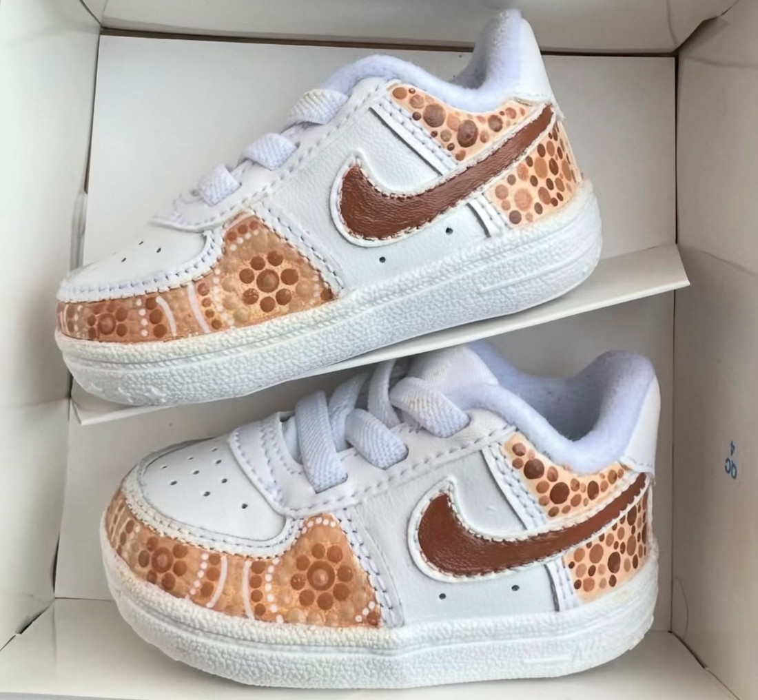 Custom Painted Nike Airforce's Baby