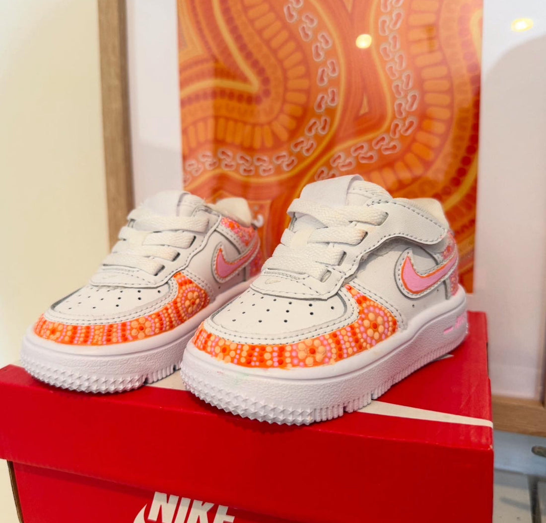 Custom Painted Nike Airforce's Baby