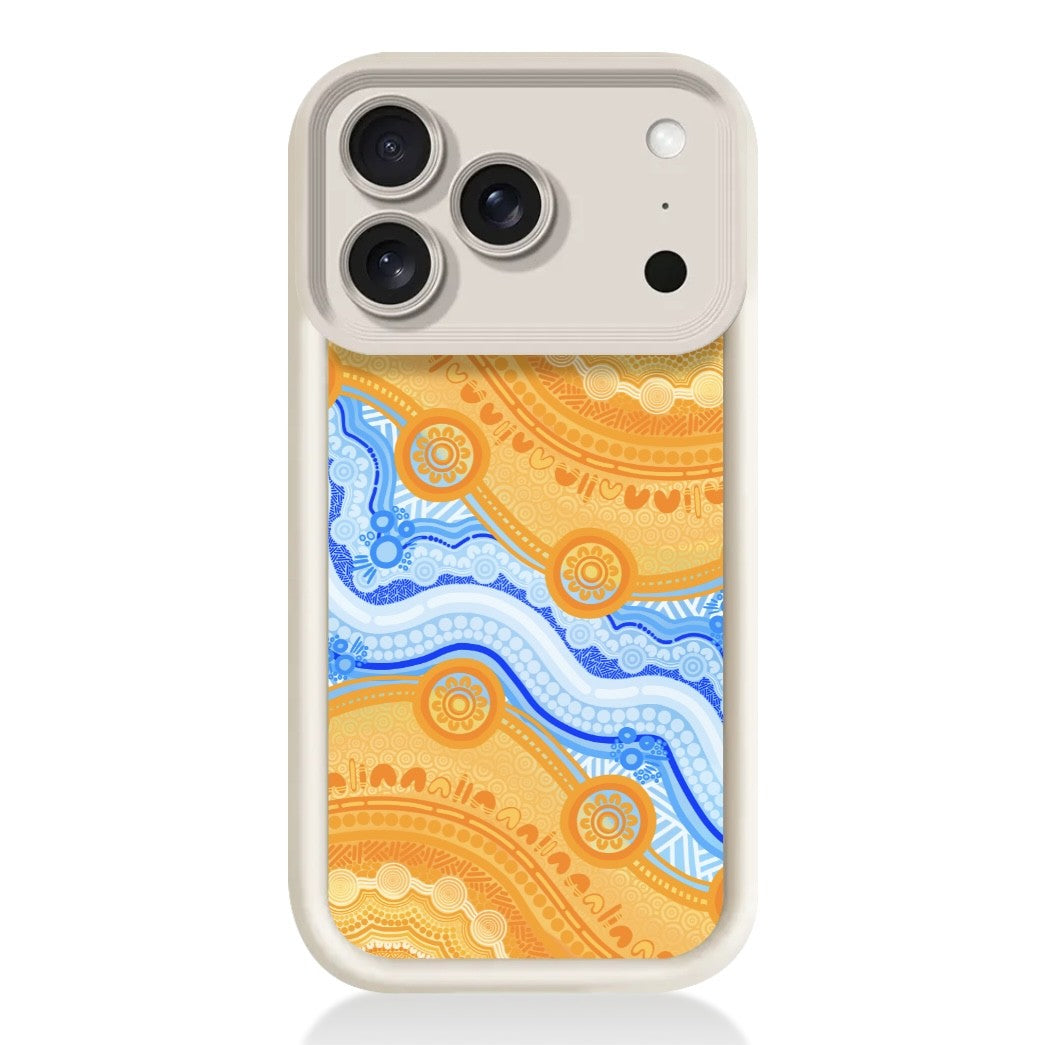 Coast Lines Phone Case Border