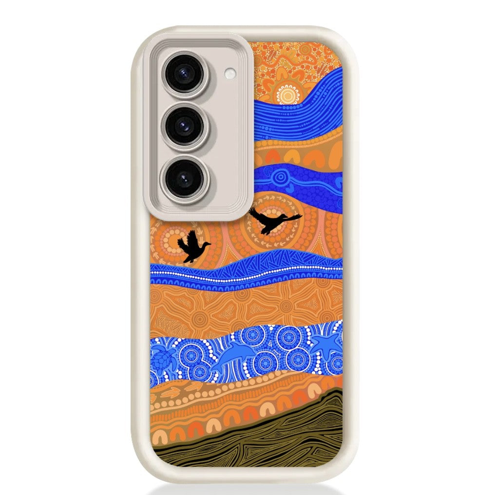 First Sunrise Phone Case Border