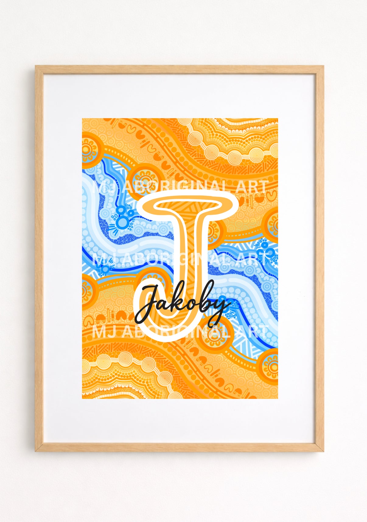 Coast Lines Personlised Print