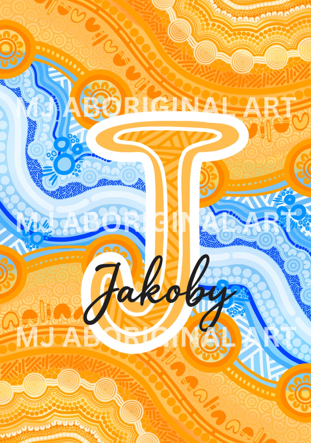 Coast Lines Personlised Print