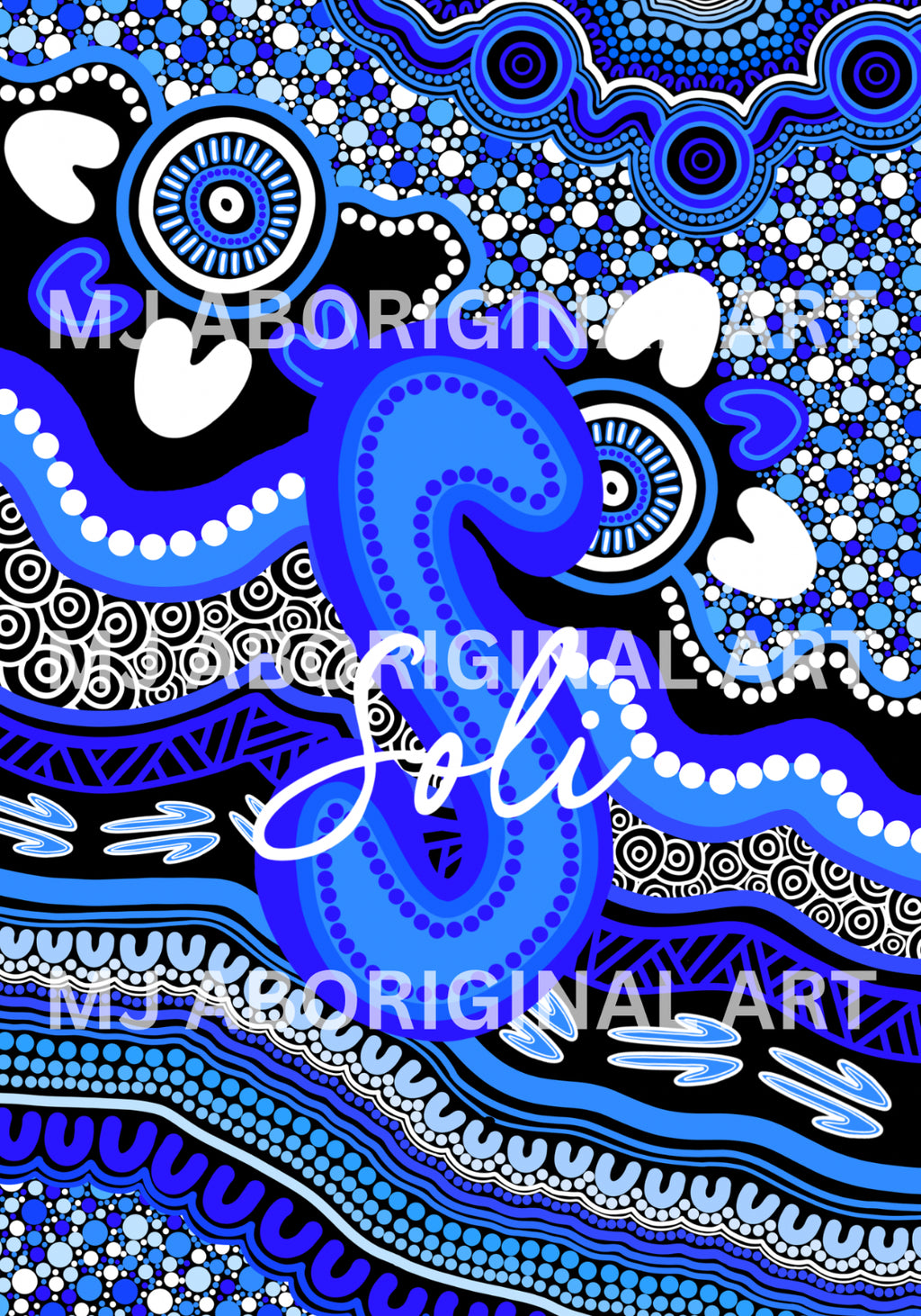Salt Water Boori Personlised Print