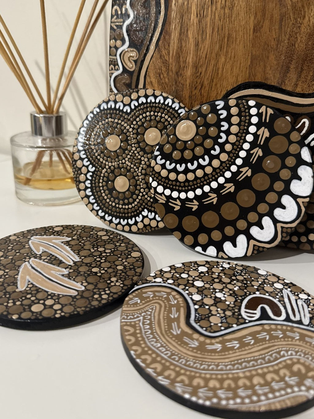 Gathering Serving Board & Coaster set