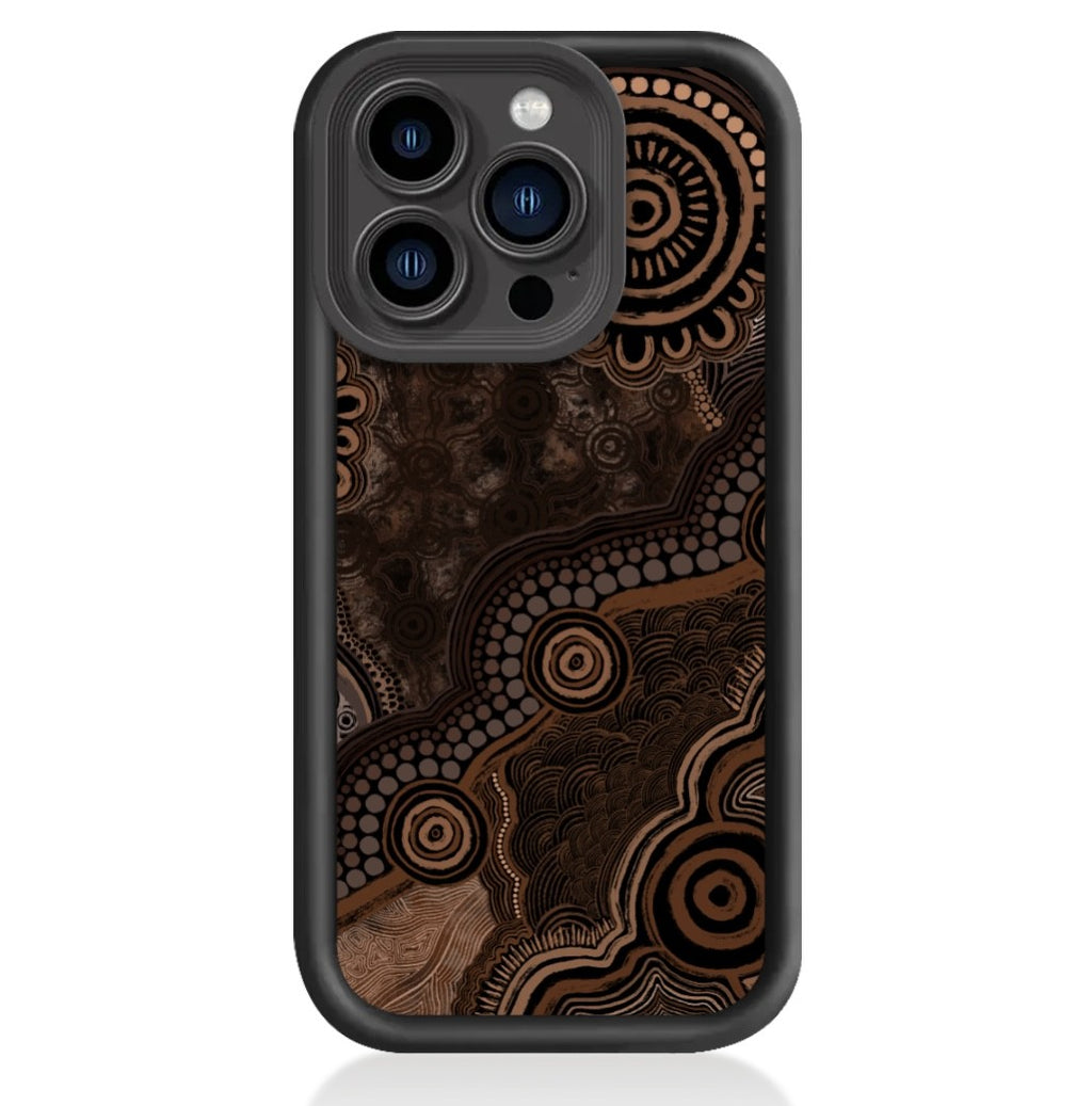 Caring For Country Phone Case Border