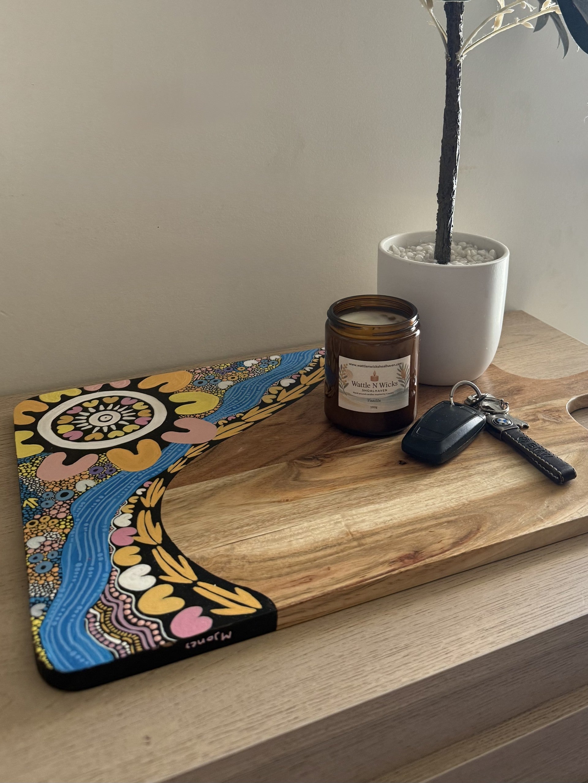 Wildflower Serving Board & Coaster Set