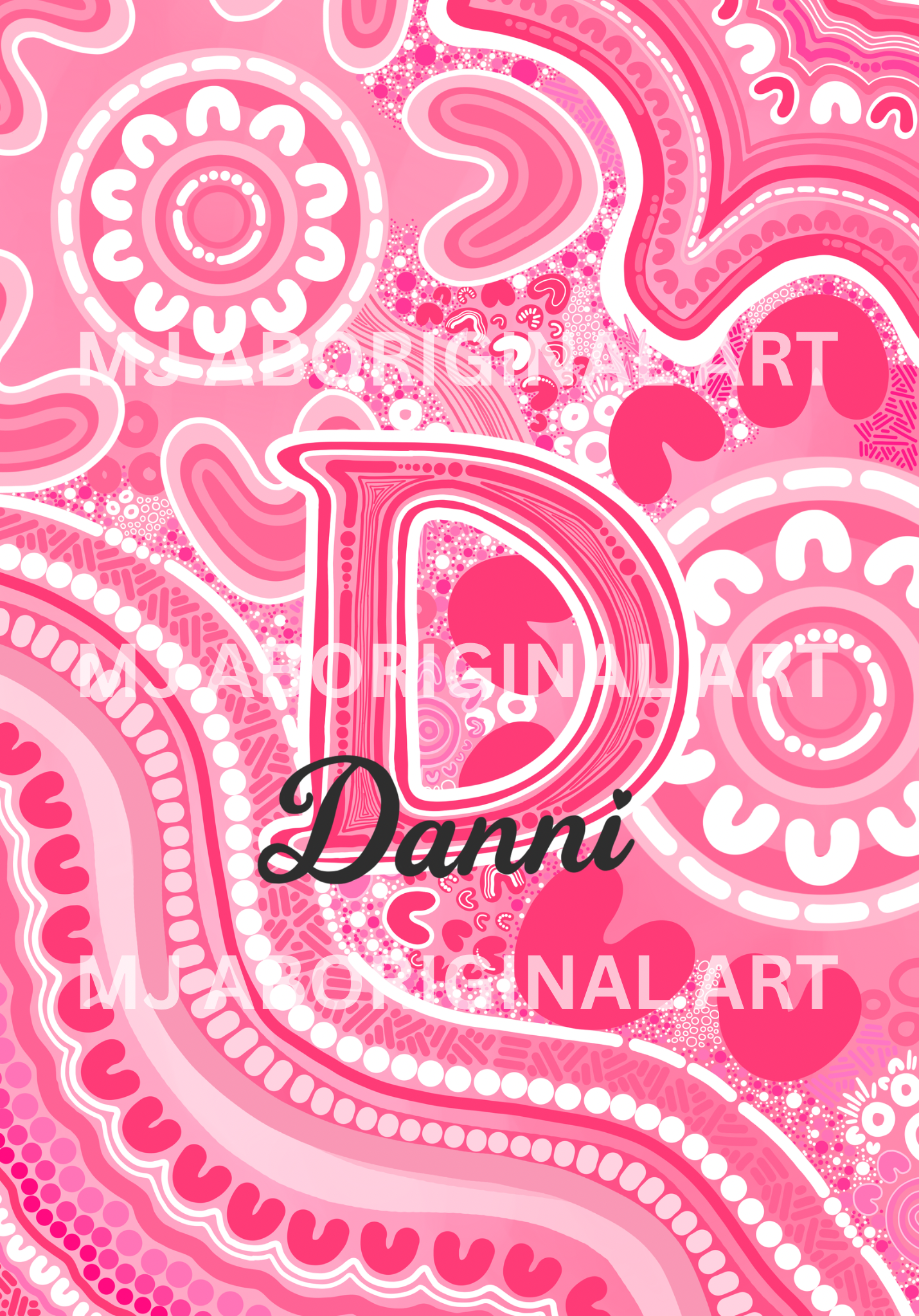 Heart on Country Personlised Print