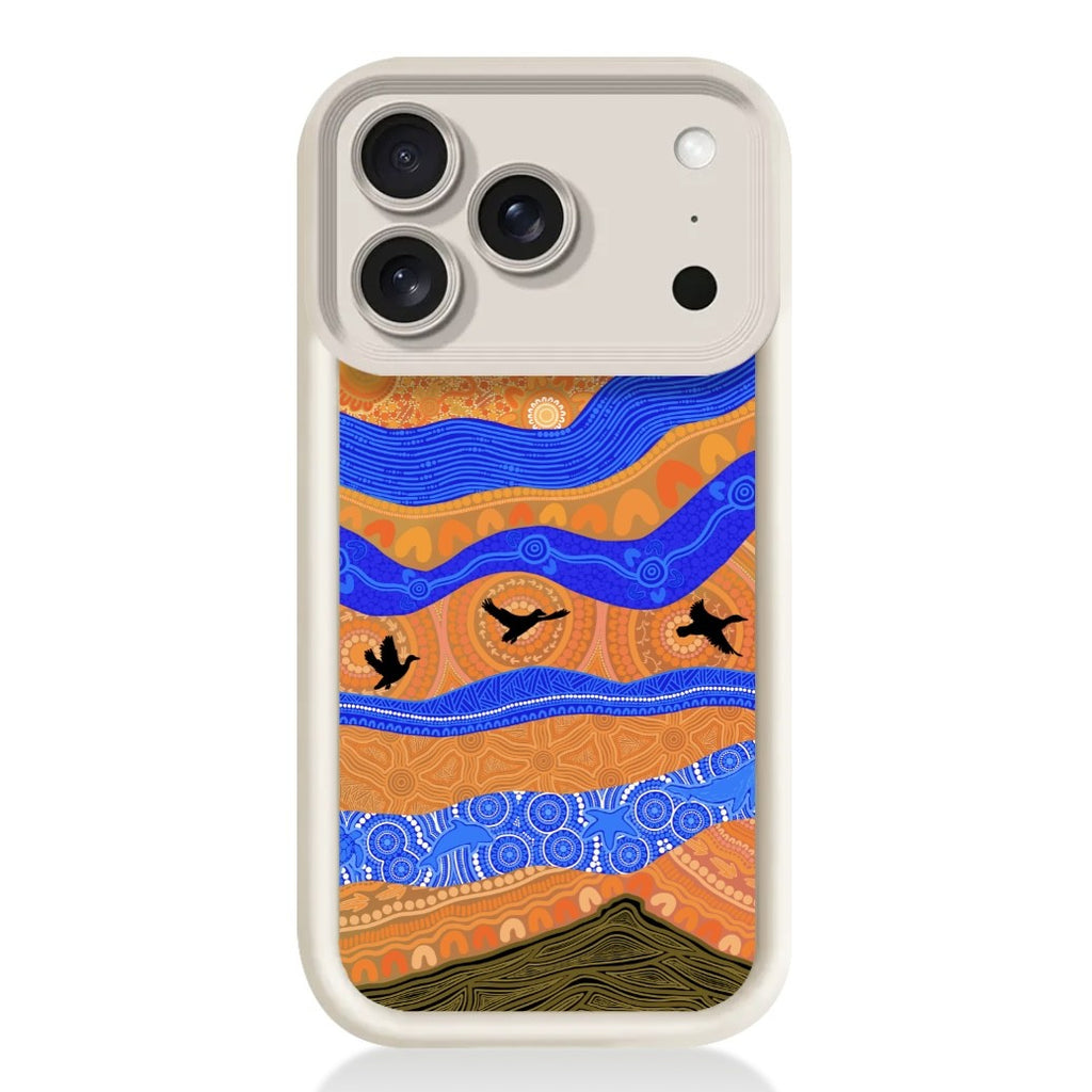 First Sunrise Phone Case Border