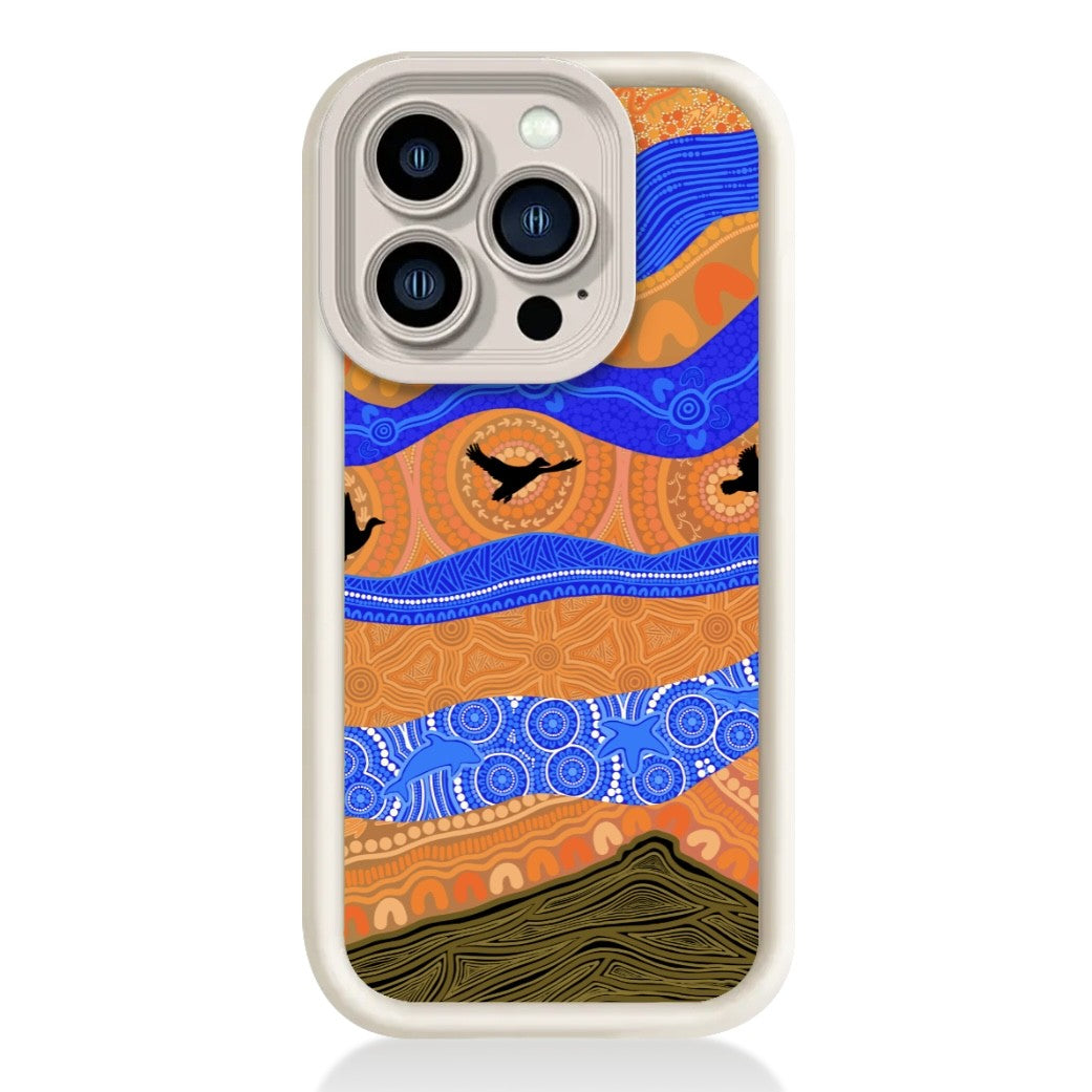 First Sunrise Phone Case Border